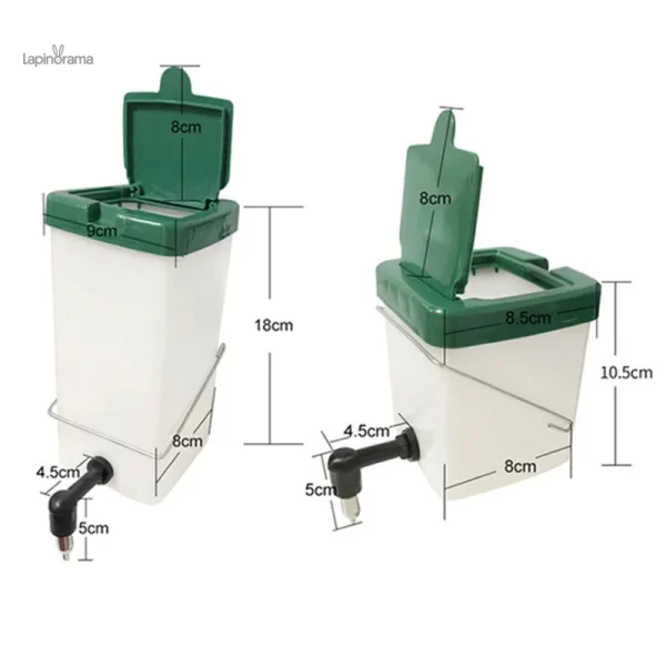 Abreuvoir lapin, design adapté aux petits rongeurs