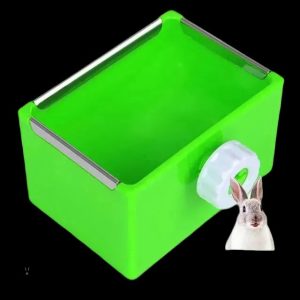 Mangeoire pour lapin en forme de bol pratique