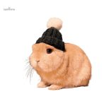 Bonnet pour lapin en tissu doux et confortable