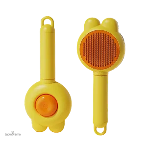 Brosse pour l'entretien du pelage des lapins