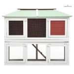 Cage pour lapin spacieuse et confortable