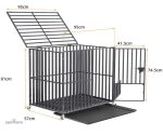 Cage pour lapin, espace de vie de 1 mètre
