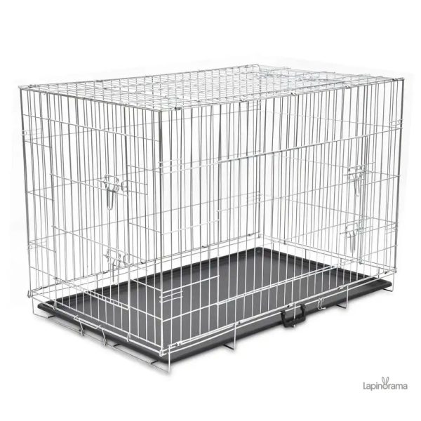 cage-lapin-120-1 Cage Lapin XL 120, espace de vie confortable pour lapins