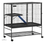 Cage Lapin 2 étages pour un habitat spacieux et confortable