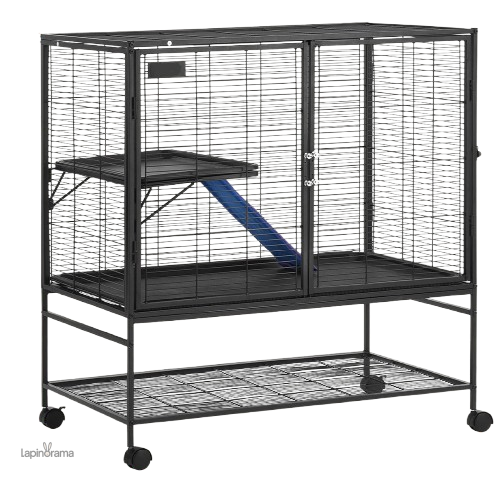 cage-lapin-2-etage-1 Cage Lapin 2 étages pour un habitat spacieux et confortable