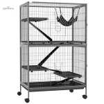Cage pour lapin 4 étages spacieuse et fonctionnelle