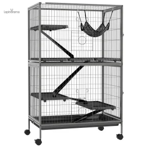 Cage pour lapin 4 étages spacieuse et fonctionnelle