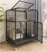 Cage spacieuse pour lapin, Duplex avec accès facile et aéré
