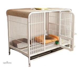 Cage pour lapin bélier, moins de 65 cm