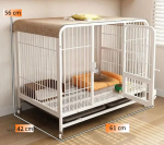 Cage lapin confortable, idéale pour les béliers