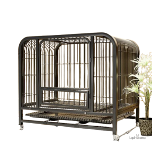 Cage pour lapin bélier nain, espace sécurisé et confortable