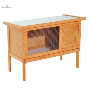 Cage en bois pour lapin