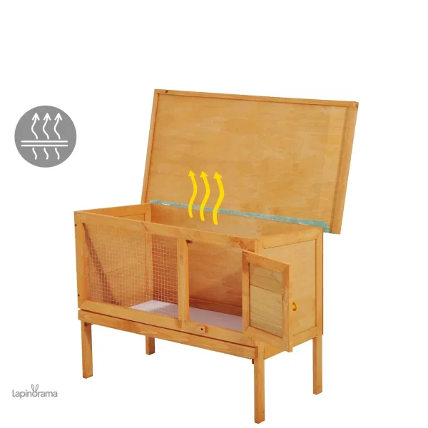 Cage confortable pour lapin, fabrication en bois