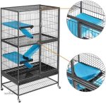 Cage pour lapins, idéale pour l'élevage et le confort