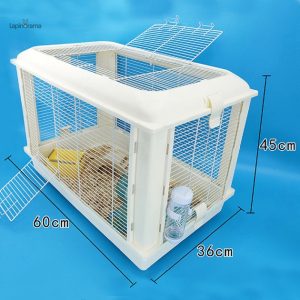 Habitat confortable pour lapins avec style Cottage