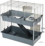 Cage lapin 2 niveaux conçue pour le confort des rongeurs