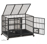 Cage pour lapin avec séparation intégrée