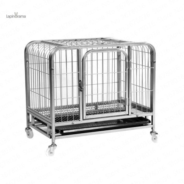 cage-lapin-grise-1 Cage pour lapin grise, idéale pour un habitat confortable