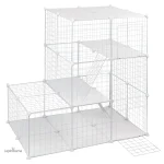 Cage lapin fait maison, design pratique et accueillant