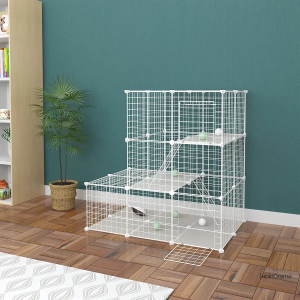 Cage artisanale pour lapins, un espace de vie agréable
