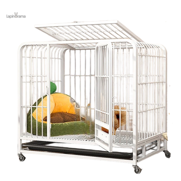 cage-lapin-jolie-1 Cage pour lapin Jolie, espace confortable et sécurisé