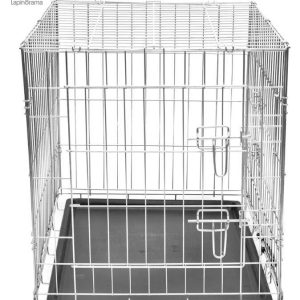 Cage longue pour lapin, espace confortable et sécurisé