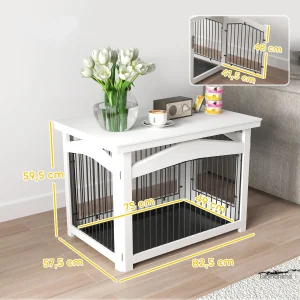 Maison pour lapin avec accès sécurisé
