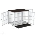 Cage pour lapin avec meuble intégré