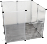 Cage modulable pour lapin en cube