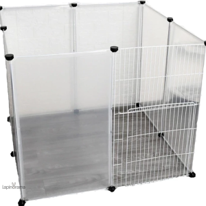 Cage modulable pour lapin en cube