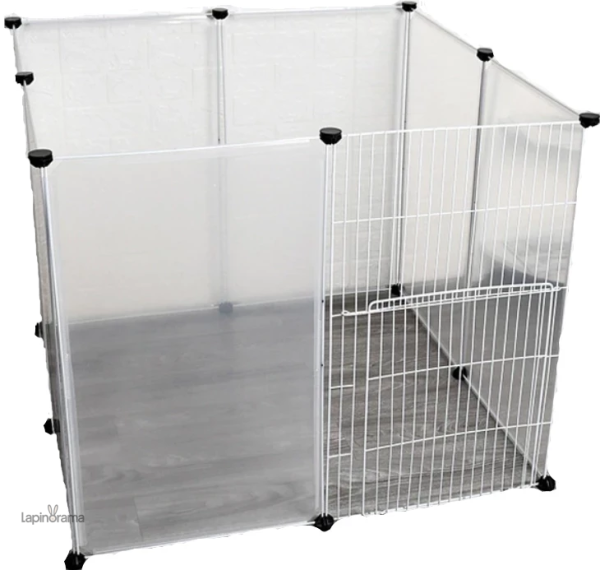 cage-lapin-modulable-1 Cage modulable pour lapin en cube
