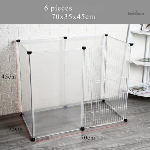 Cage pour lapin avec design modulable