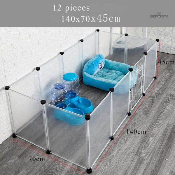 Cage lapin, solution d'habitat modulable
