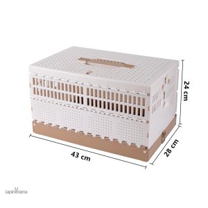 Cage lapin nain avec accès facile et sécurisé