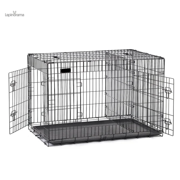 Cage pour lapin nain intérieur confortable et spacieuse