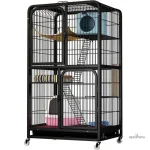 Cage pour lapin Nero 3, espace confortable et sécurisé