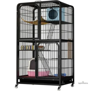 Cage pour lapin Nero 3, espace confortable et sécurisé