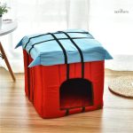 Cage compacte pour lapins, design pratique et fonctionnel
