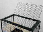 Cage pour lapin surélevée, idéale pour l'intérieur