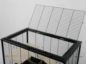 Cage pour lapin surélevée, idéale pour l'intérieur