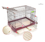 Cage pour lapin, facile à nettoyer et sans odeur persistante