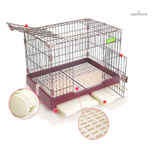 Cage pour lapin, facile à nettoyer et sans odeur persistante