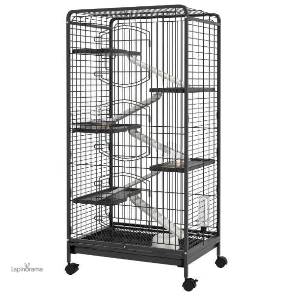 cage-lapin-six-etages-1 Cage à lapin 6 étages, idéale pour un habitat spacieux