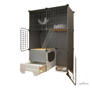 Cage Lapin superposable pour un espace optimisé