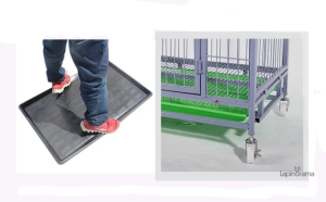 Cage lapin mobile, idéale pour un habitat sécurisé et flexible
