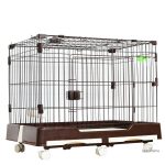 Cage pour lapin avec tiroir intégré