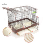 Cage pour rongeurs avec tiroir amovible pour le nettoyage