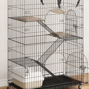 Cage lapin multi-niveaux pour un habitat enrichi
