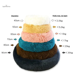 Couchage pour lapin en design moderne