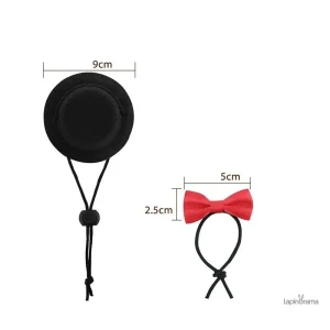 Accessoire pour lapin, chapeau décoratif en plusieurs couleurs